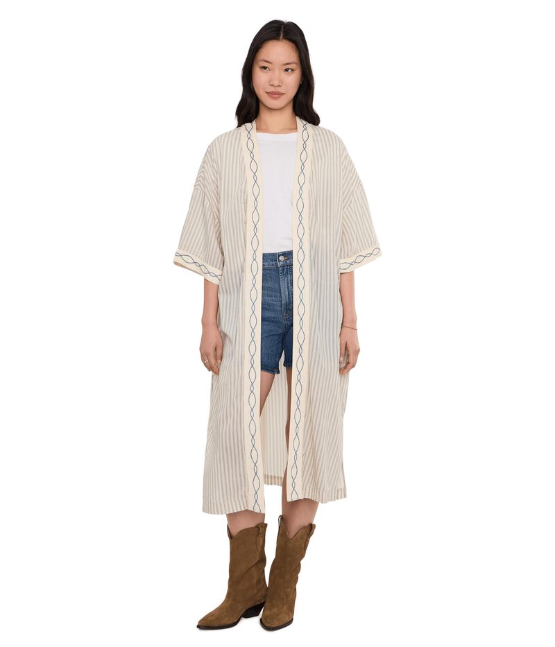 アリアト レディース トップス シャツ Ariat Bella Duster Twill Stripe ストライプ
