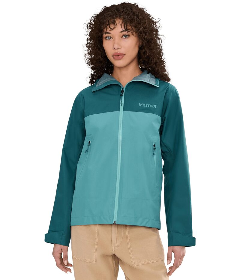 マーモット レディース アウター コート ミニ ジャケット Marmot Minimalist Pertex Jacket Emerald Blue/Ga ブルー