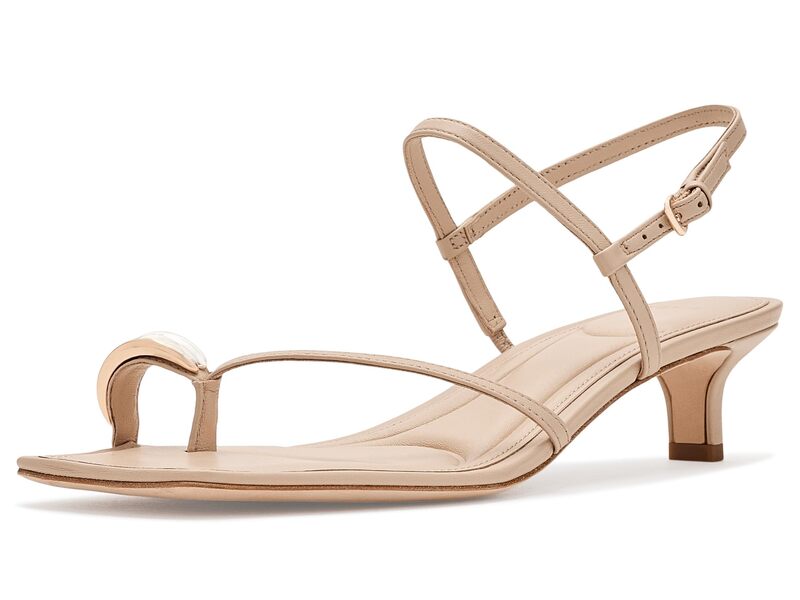 ヴィンス レディース シューズ 踵 Vince Polli Kitten Strappy Birch Sand 砂子