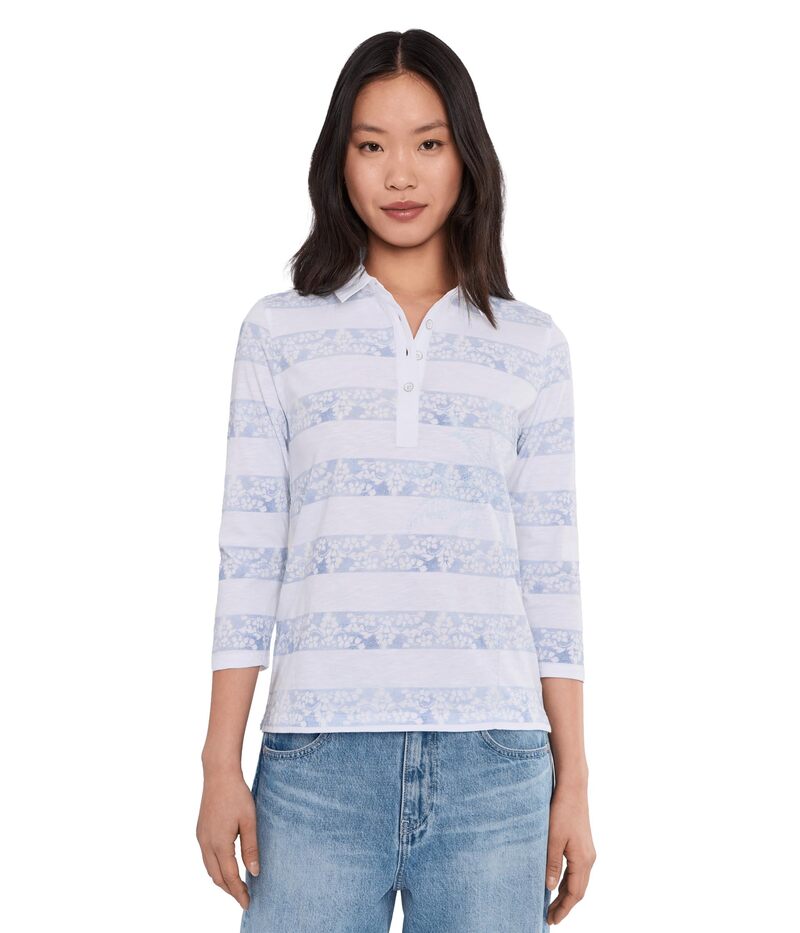 トッミーバハマ レディース トップス シャツ Tommy Bahama Mosaic Shorestriped Top White ホワイト