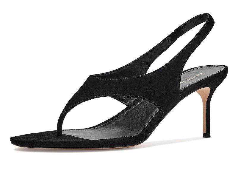 ヴェロニカ ベアード レディース シューズ 踵 サンダル Veronica Beard Talon Thong Sandals Black 黒いこと