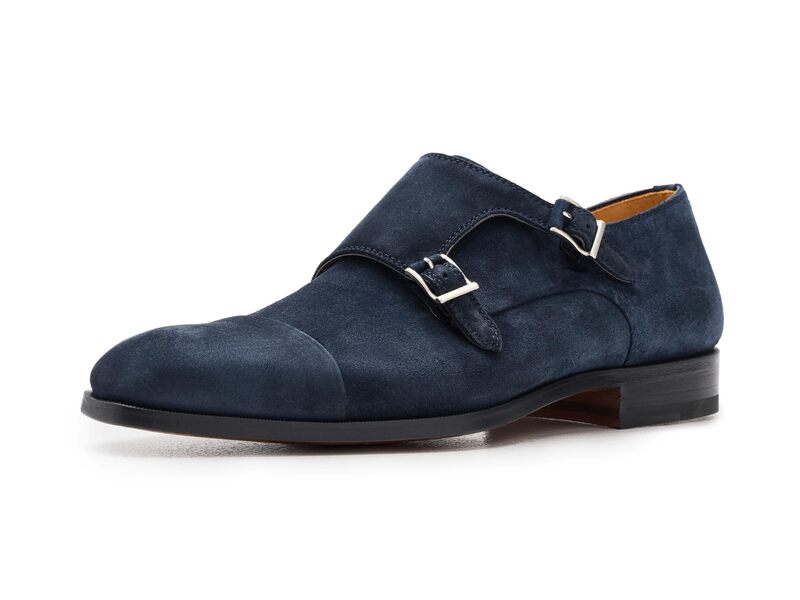 マグナーニ メンズ シューズ オックスフォード Magnanni Weiss Navy Suede 米国海軍