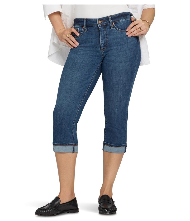 エヌワイディージェイ レディース ボトムス デニムパンツ プチ ジーンズ NYDJ Petite Crop Cuff Jeansunset Villa 21,286円