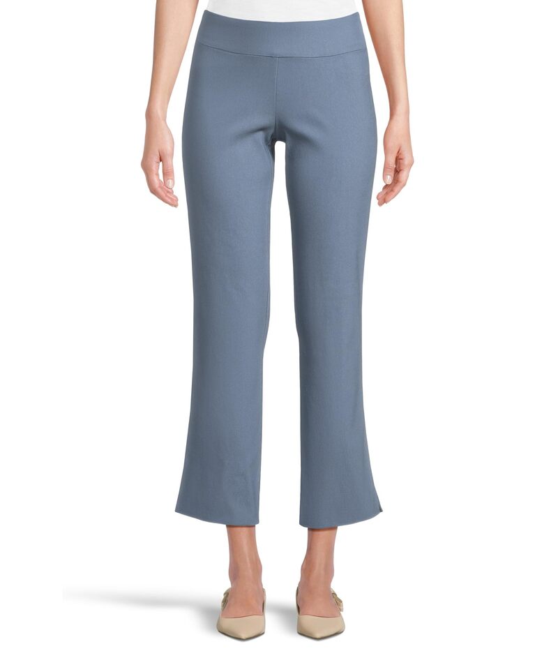 クレイジーラリー レディース ボトムス 心地好いズボン下 アンクル リネン Krazy Larry Stretch Linen Wide Ankle Indigo インディゴ パンツ-ボトムス-レディースファッション