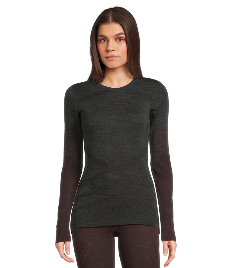 スマートウール レディース トップス シャツ ニット Smartwool Intraknit Merino 200 Crew Charcoal-Mink S チャコール