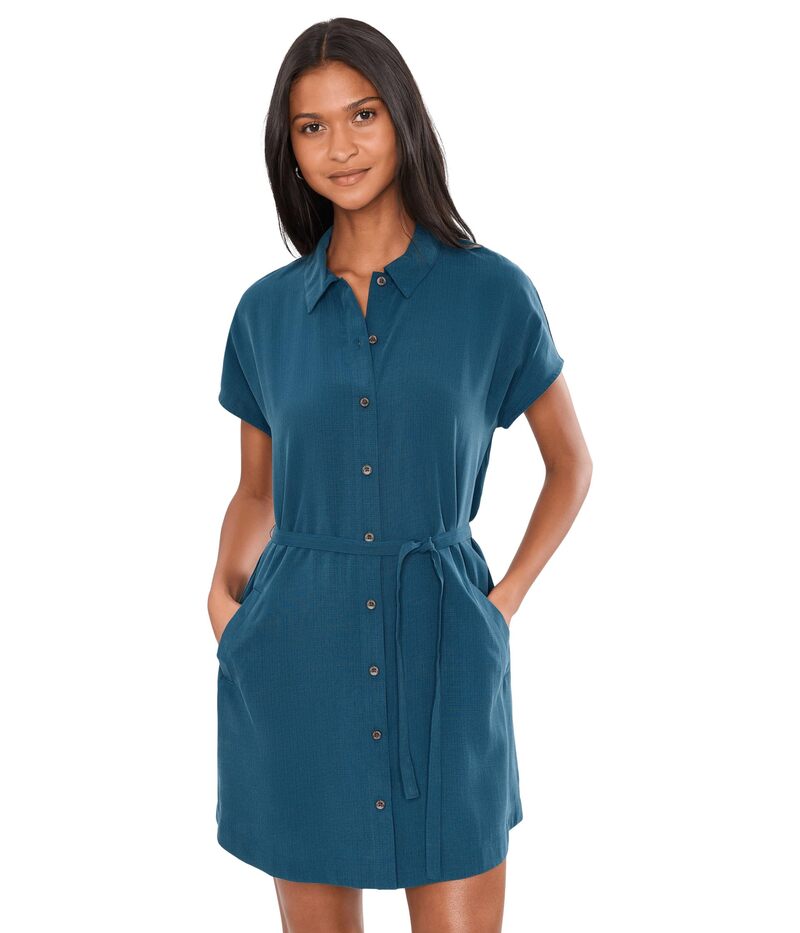ロイヤルロビンズ レディース トップス ワンピース Royal Robbins Camino Pucker Dress Deep Blue ブルー