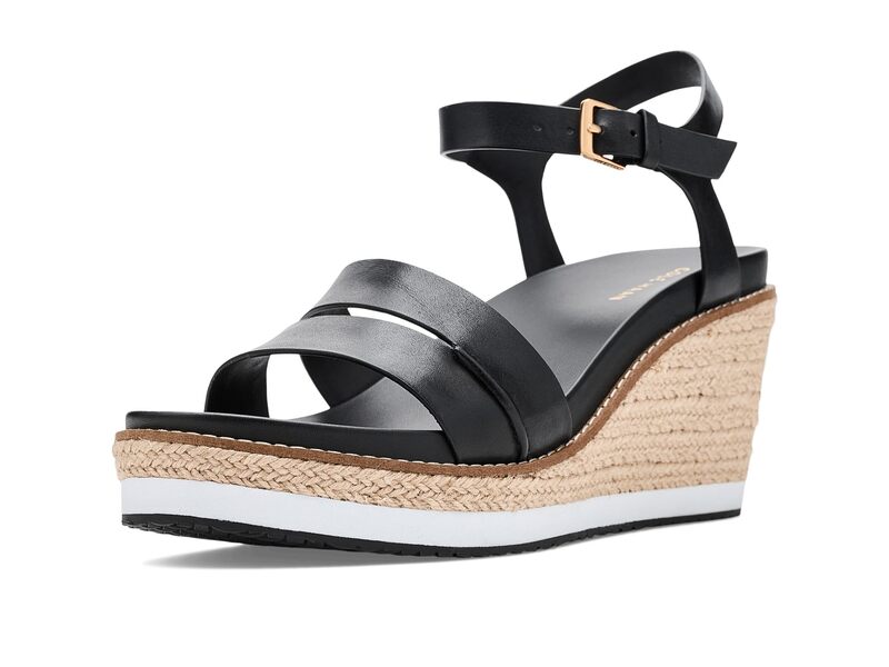電話を掛けるハーン レディース シューズ 踵 Cole Haan Cloudfeel Ronniespadrille Black Leather/N 黒いこと