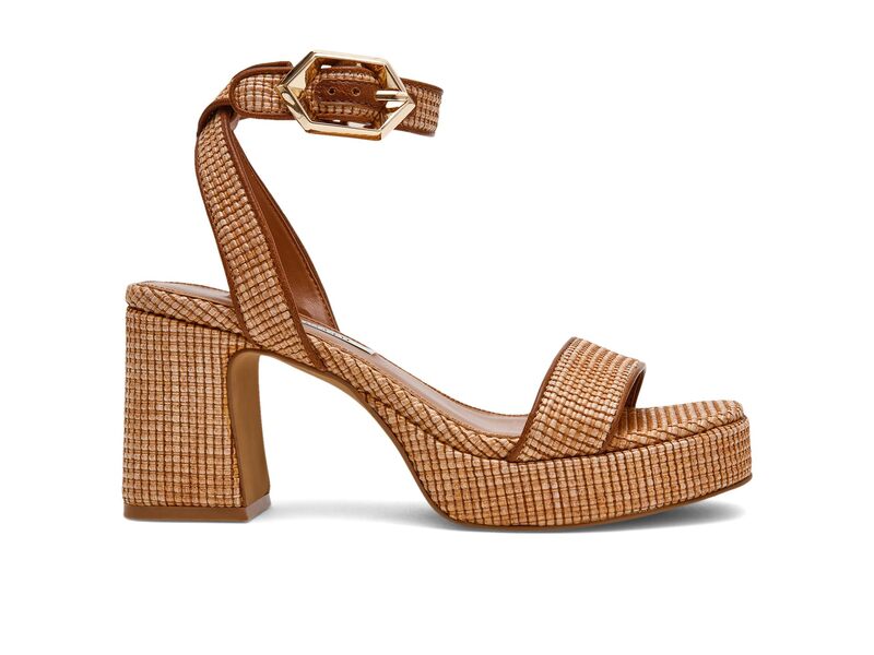 スティーブ マデン レディース シューズ 踵 Steve Madden Elida Raffia