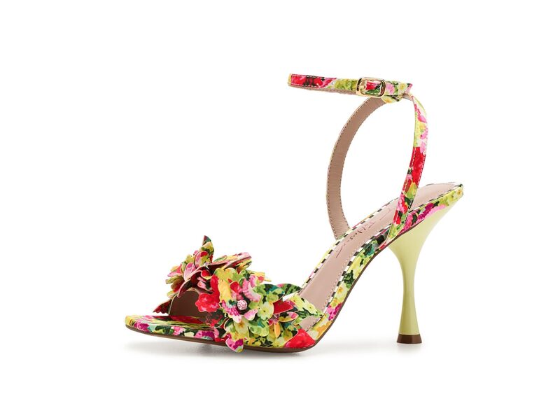 ブルーバイベトシージョンソン レディース シューズ 踵 Blue by Betsey Johnson Hilley Green Floral Mu 緑であること