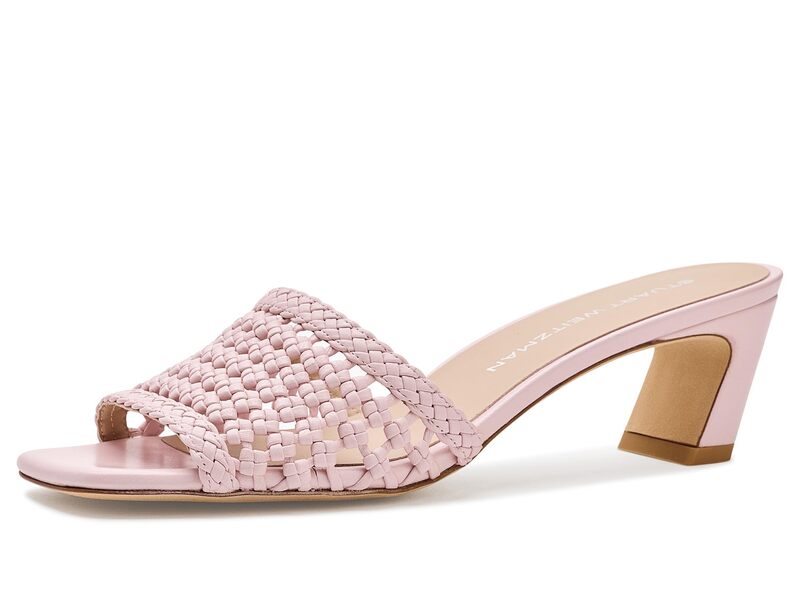 スチュアート ワイツマン レディース シューズ 踵 Stuart Weitzman Marina Slides 50 Pink Sand サクラ色