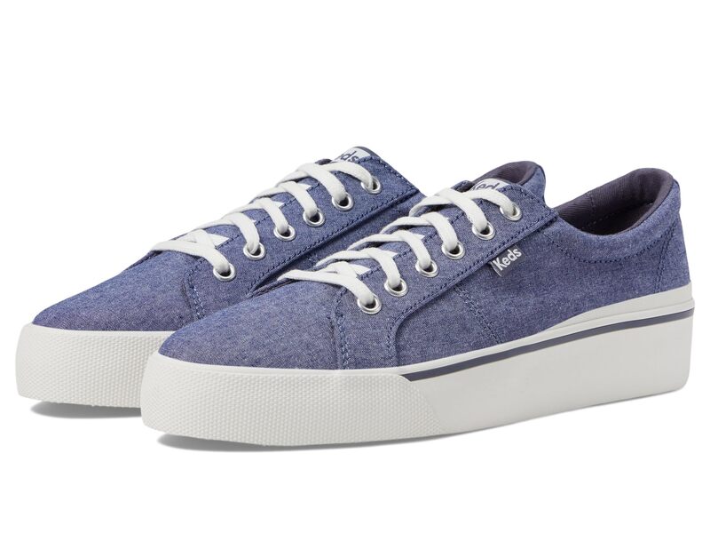 ケッズ レディース シューズ スニーカー レース Keds Jump Kick Duo Lace Up Navy Chambray ネイビー 14,230円