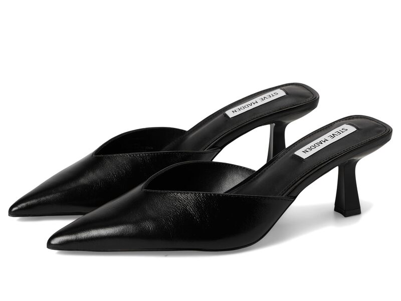 スティーブ マデン レディース シューズ ヒール Steve Madden Mod Black Leather ブラック