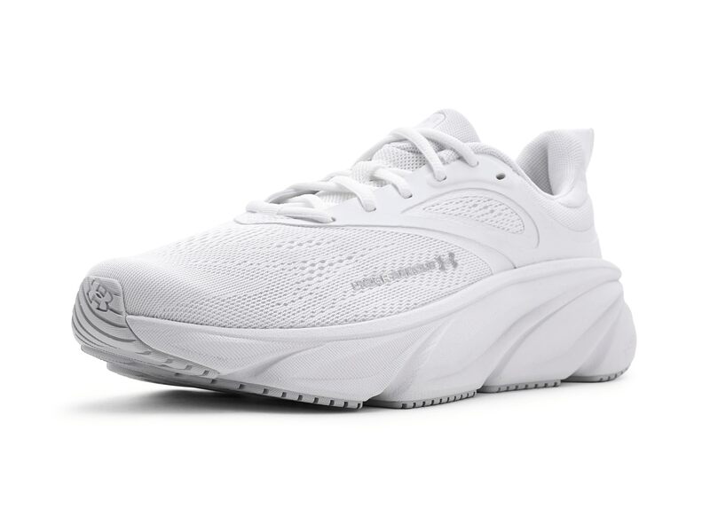 アンダーアーマー レディース シューズ スニーカー Under Armour Charged Rogue 6 White/White/Met 白いこと