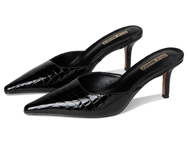 スティーブ マデン レディース シューズ ブーツ・レインブーツ Steve Madden Alexi Black Croco ブラック