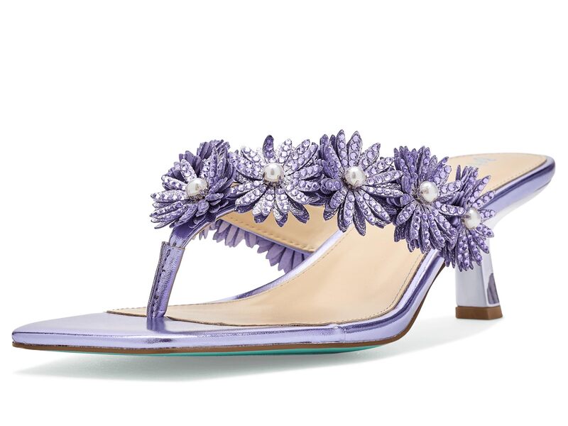ブルーバイベトシージョンソン レディース シューズ 踵 Blue by Betsey Johnson Lesli Purple パープル