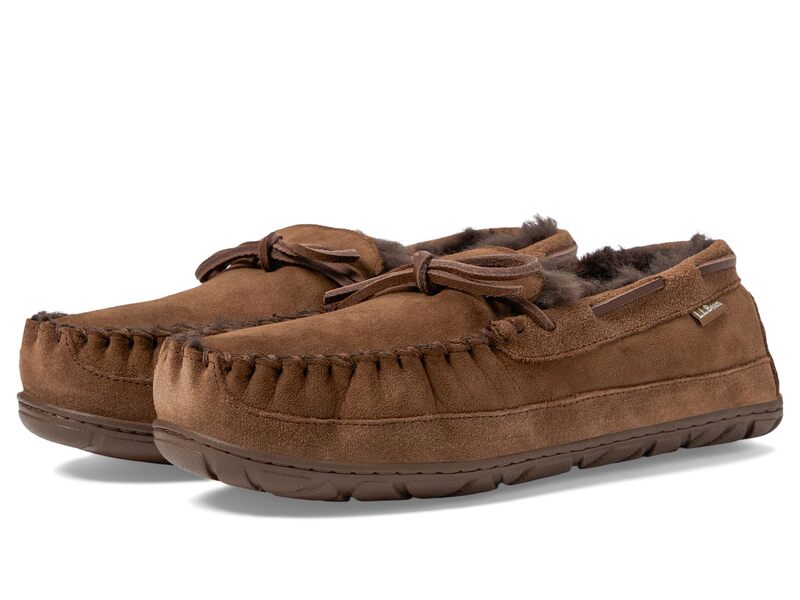 エルエルビーン メンズ シューズ サンダル L.L.Bean Wicked Good Moccasins Chocolate Brown ブラウン