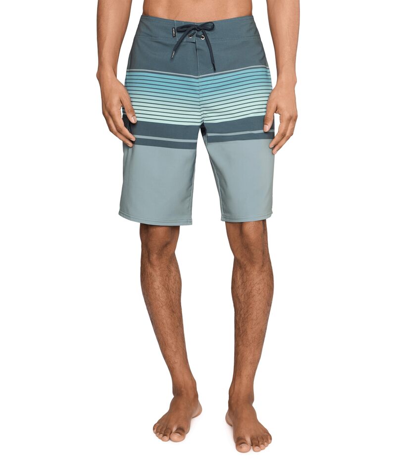 オニール メンズ 水着 ハーフパンツ・ショーツ ショートパンツ O'Neillennox Stripe 21'' Boardshorts Lead ストライプ