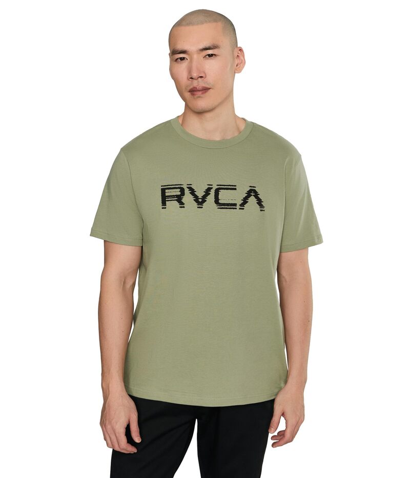 ルーカ メンズ トップス シャツ RVCA Biglitch Short Sleeve Ranger Green グリーン