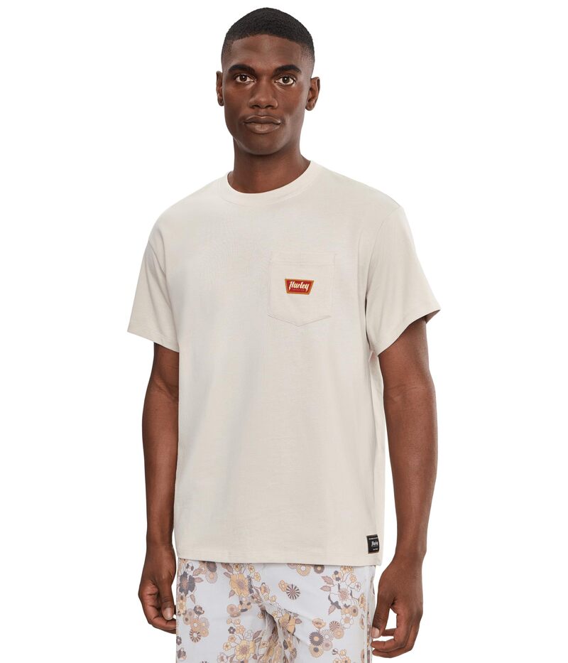 ハーレー メンズ トップス シャツ Hurley Built Patch Pocket Short Sleeve Bone