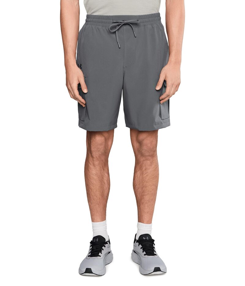 アンダーアーマー メンズ ボトムス 二分の一ズボン下・さる股引き 遊撃手ズボン下 Under Armour Vibe Woven Cargo Shorts Castlerock/Blac