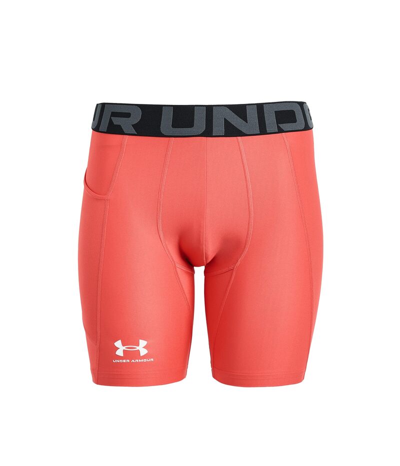 アンダーアーマー メンズ ボトムス ハーフパンツ・ショーツ ショートパンツ Under Armour Heatgearmour Shorts Venom Red/White ホワイト