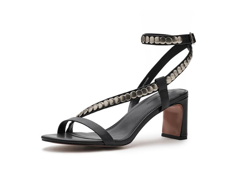 レベッカミンコフ レディース シューズ 踵 サンダル Rebecca Minkoff Catalina Sandals Black 黒いこと