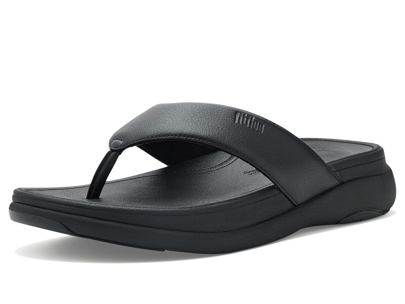 フィットフロップ メンズ シューズ サンダル FitFlop F-Mode Go Toe-Post Sandals All Black ブラック