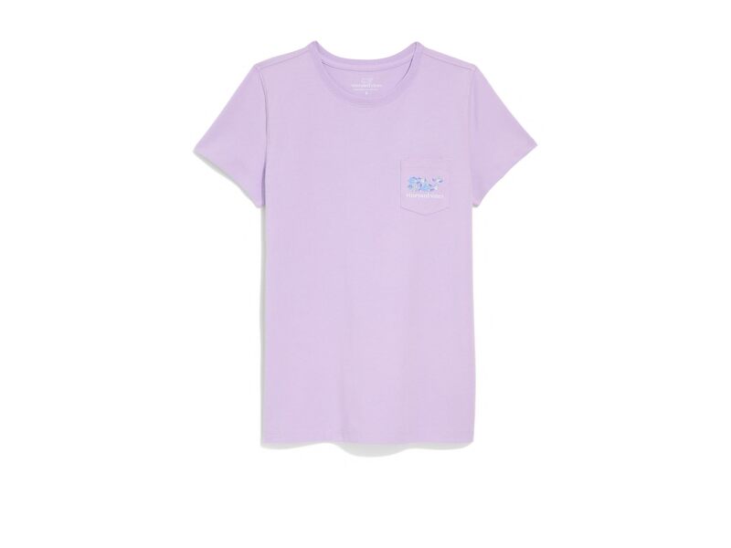 ヴァインヤードヴァインズ レディース トップス シャツ Vineyard Vines Whale Fill Short Sleeve Pocketee Lilac Breeze ライラック