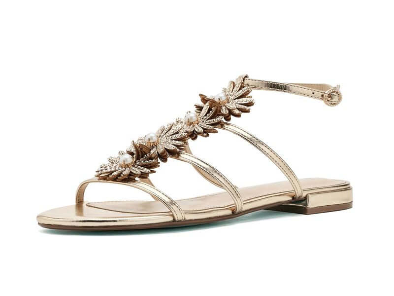 ブルーバイベトシージョンソン レディース シューズ 踵 Blue by Betsey Johnson Joyce Gold ゴールド