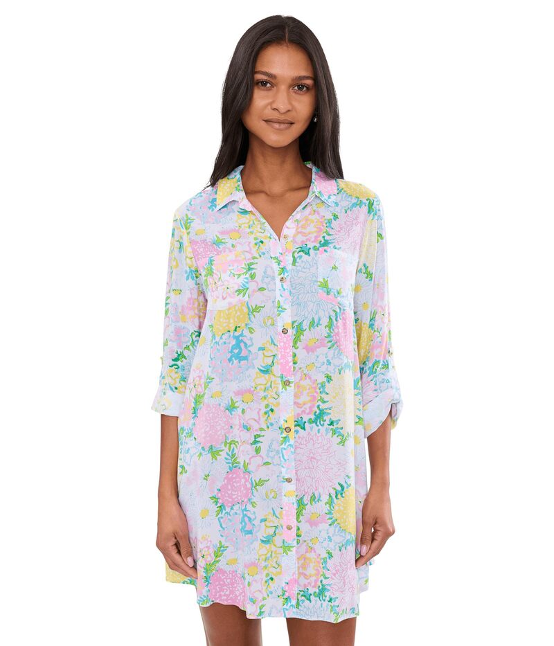 リリーピュリッツァー レディース トップス シャツ Lilly Pulitzer Natalie Cover-Up Multi Lilly Gar マルチカラー