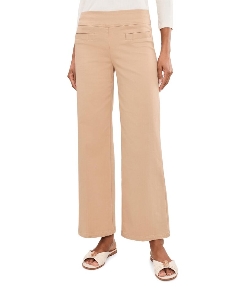 エリオットローレン レディース ボトムス 心地好いズボン下 ワイドレッグ Elliott Lauren Elastic Waist Pull On Wide Leg Pant with Front Besom Pockets Camel 駱駝