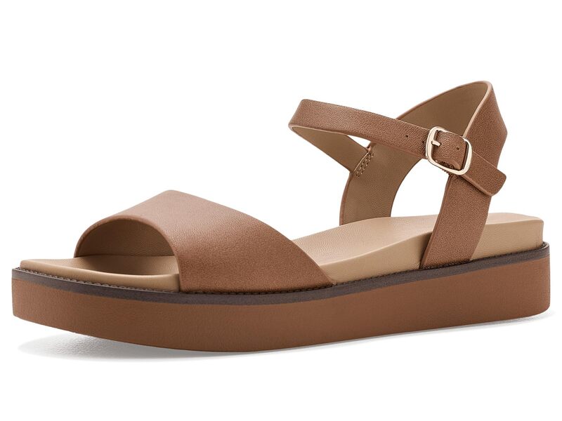 金髪 レディース シューズ 踵 Blondo Rifkin Cognac Leather
