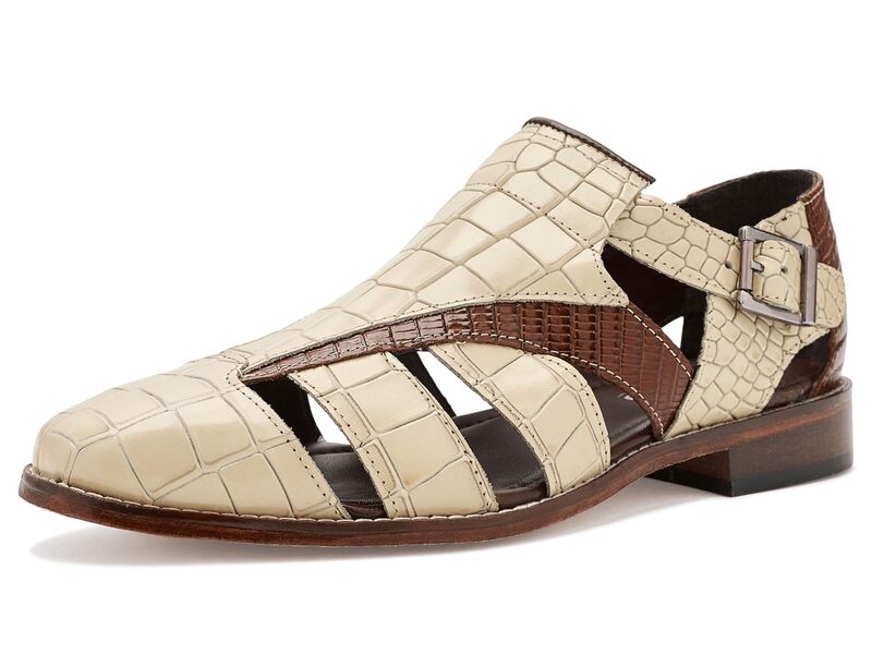 ステイシーアダムス メンズ シューズ サンダル Stacy Adams Calandro City Sandal Ivory Multi アイボリー
