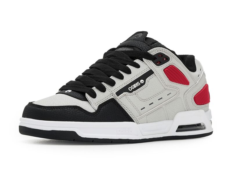 オサイラス メンズ シューズ スニーカー Osiris Peril Grey/Black/Red ブラック