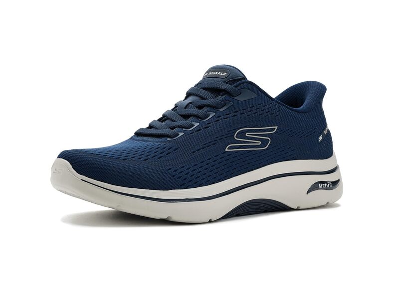 スケッチャーズ メンズ シューズ スニーカー SKECHERS Performance Go Walk Arch-Fit 2.0 Percy Hands Free Slip-Inavy/Gray 薄墨色