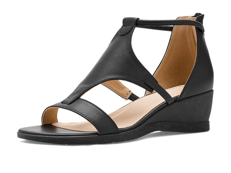 ジュルネ 寄せあわせ レディース シューズ 踵 Journee Collection Trayle Black 黒いこと