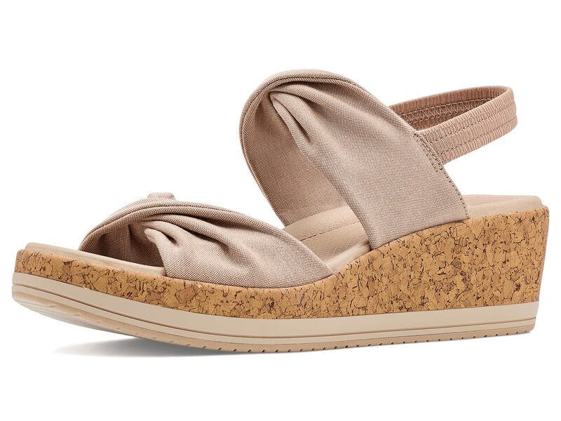 ライフストライド レディース シューズ ヒール サンダル LifeStride Riley Slingback Sandals Biscotti Beige ベージュ
