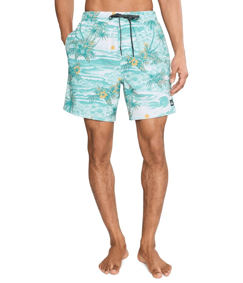 クイックシルバー メンズ 水着 ハーフパンツ・ショーツ Quiksilver Mix Volley 17 Blue Haze ブルー
