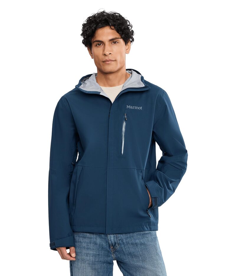 モルモット メンズ アウター 厚地の外套 上衣 Marmot Precip Evo Pro Jacket Nightfall Navy 米国海軍