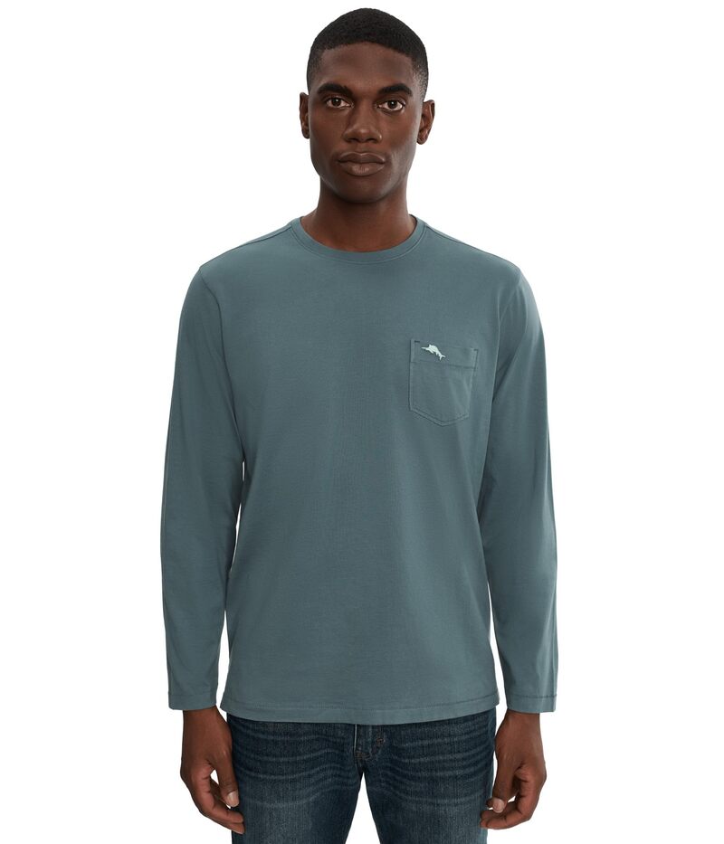 トッミーバハマ メンズ トップス プルオーバー Tommy Bahama New Bali Skyline Tee Long Sleeve Dark Twilight B トップス-メンズファッション