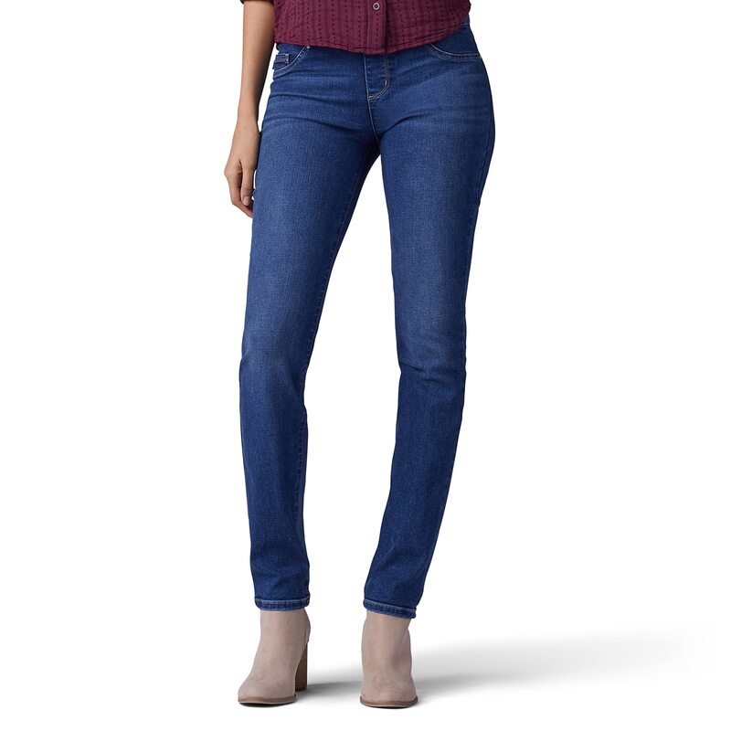 リー レディース ボトムス デニムパンツ スリムフィット Lee Sculpting Missy Slim Fit Slim Leg Pull-On Mid-Risexpedition