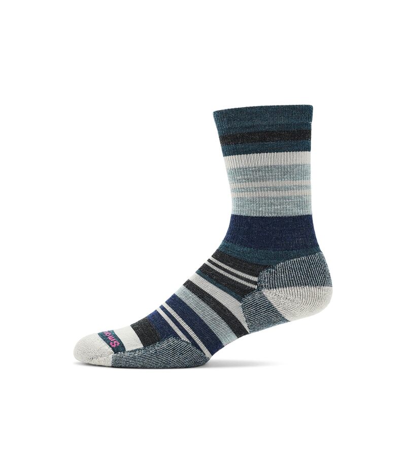 かっこ良い羊毛 レディース アンダーお召しもの ソックス Smartwool Everyday Saturnsphere Crew Socks Twilight Blue 青色