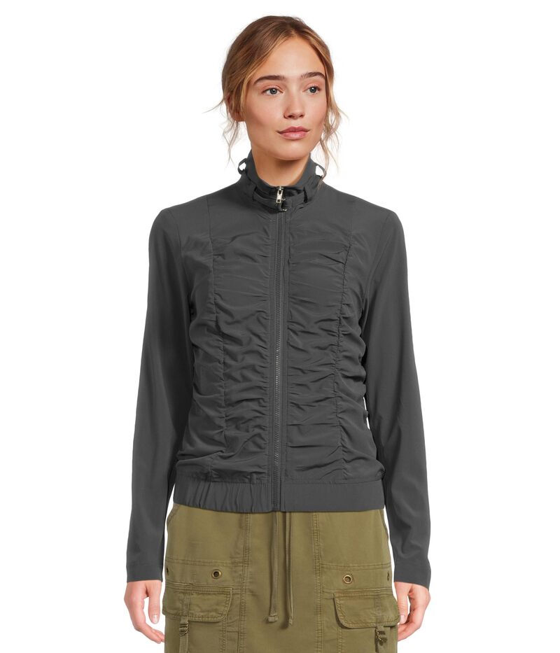 エックスシーブイアイ レディース アウター コート ジャケット XCVI Momentum Jacket Charcoal チャコール