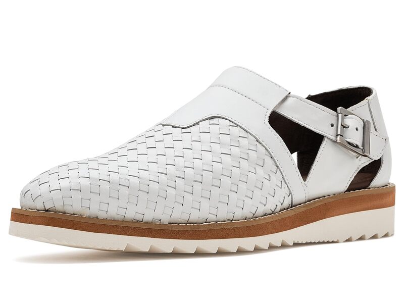 ステイシーアダムス メンズ シューズ サンダル Stacy Adams Alvarado Woven Buckle Fisherman Sandals White ホワイト