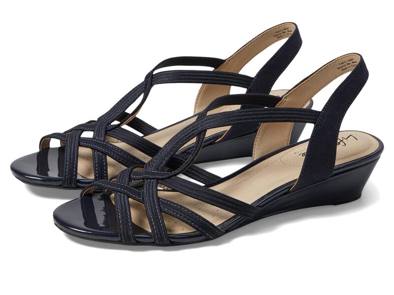 ライフストライド レディース シューズ 踵 LifeStride Yaya Lux Navy 米国海軍