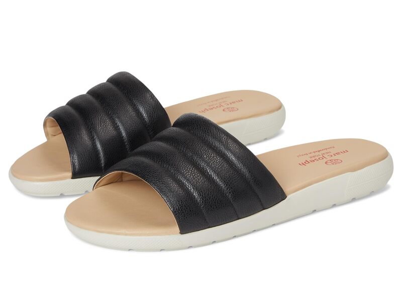 マークジョセフニューヨーク レディース シューズ サンダル Marc Joseph New York South Street Slide Black Napa Soft 黒いこと