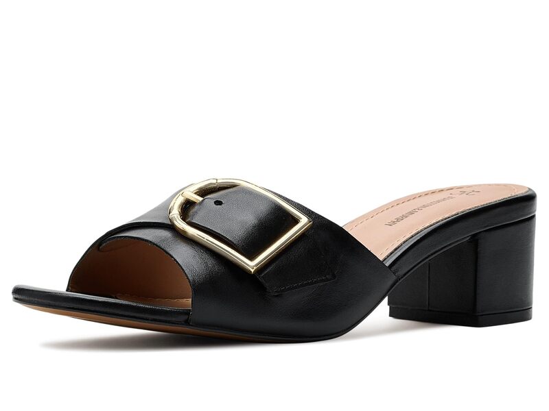 ジョンストンアンドマーフィー レディース シューズ ヒール Johnston & Murphy Edith Buckle Slide Black Glove Lea ブラック 29,770円