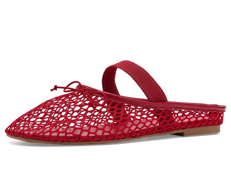 マッデンガール レディース シューズ 踵 Madden Girl Bonita Red Mesh 赤いこと