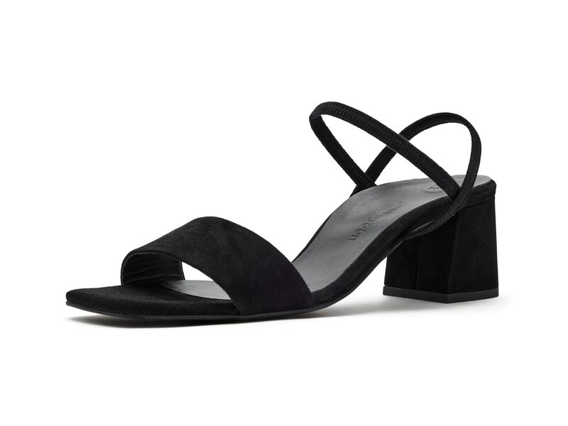 極点・緑であること レディース シューズ 踵 サンダル Paul Green Destiny Sandals Black 黒いこと