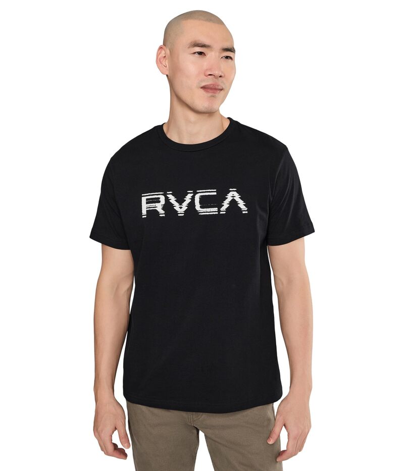 ルーカ メンズ トップス プルオーバー Rvca Biglitch Short Sleeve Black 黒いこと